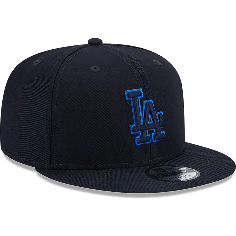 cepur-plakana-tumsi-zils-snapback-9fifty-repreve-no-los-angeles-dodgers-mlb-no-new-era