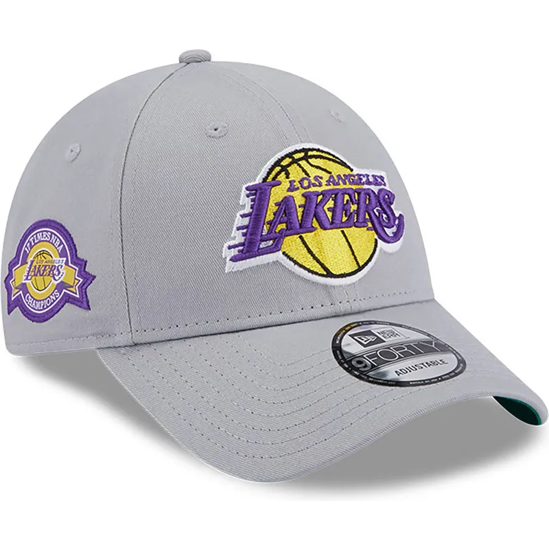 cepur-izliekta-peleks-regulejams-9forty-team-side-patch-no-los-angeles-lakers-nba-no-new-era