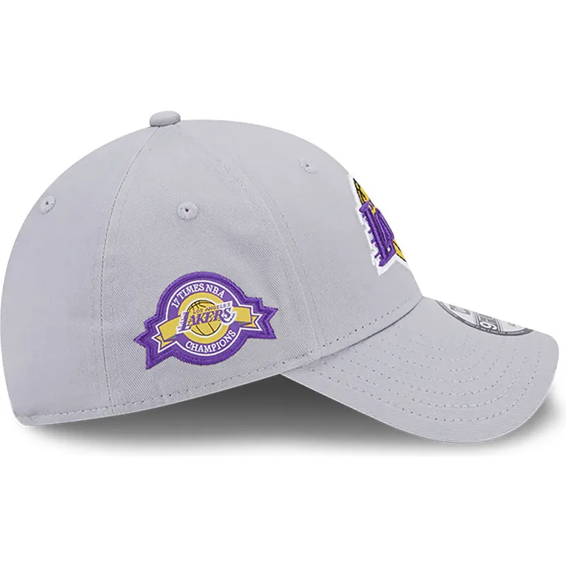cepur-izliekta-peleks-regulejams-9forty-team-side-patch-no-los-angeles-lakers-nba-no-new-era