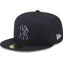 cepur-plakana-tumsi-zils-pieguloss-59fifty-team-outline-no-new-york-yankees-mlb-no-new-era