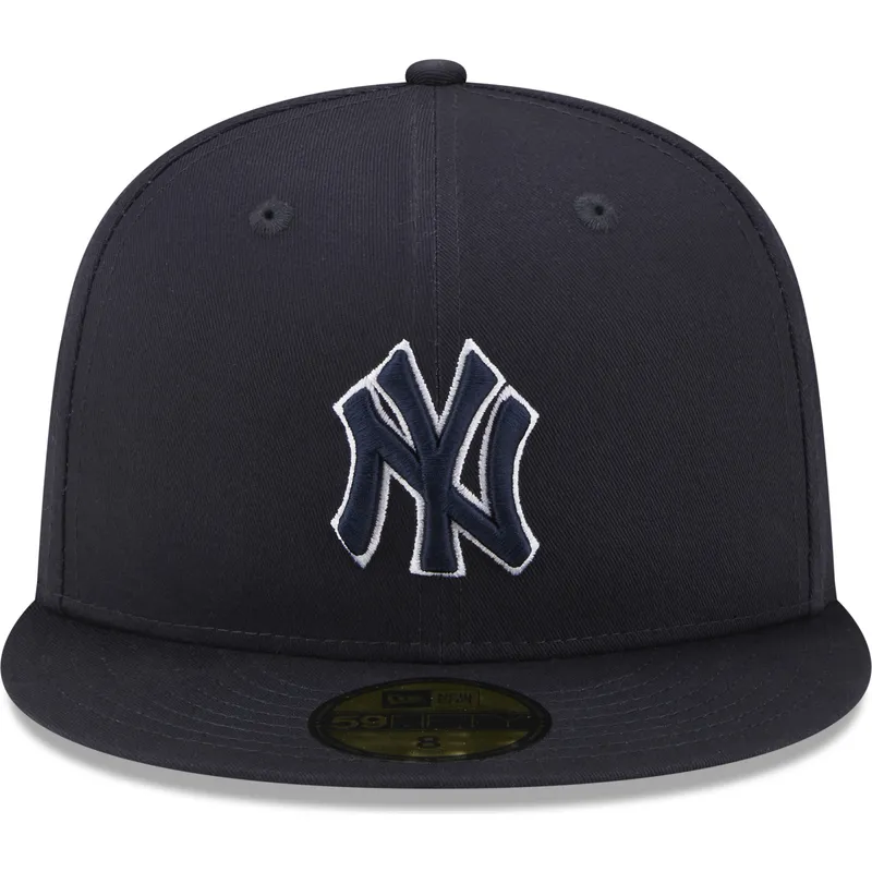 cepur-plakana-tumsi-zils-pieguloss-59fifty-team-outline-no-new-york-yankees-mlb-no-new-era