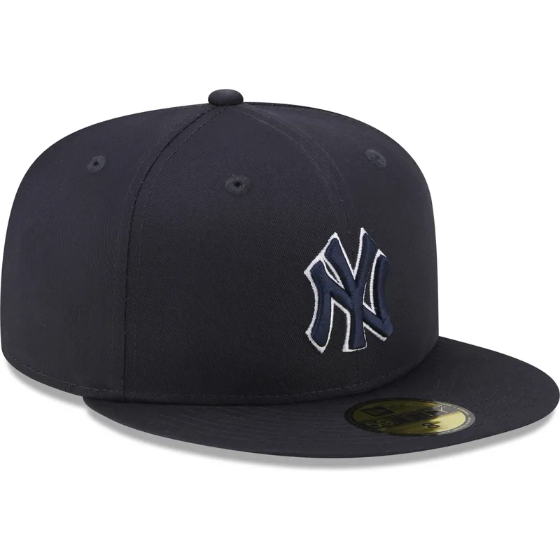 cepur-plakana-tumsi-zils-pieguloss-59fifty-team-outline-no-new-york-yankees-mlb-no-new-era