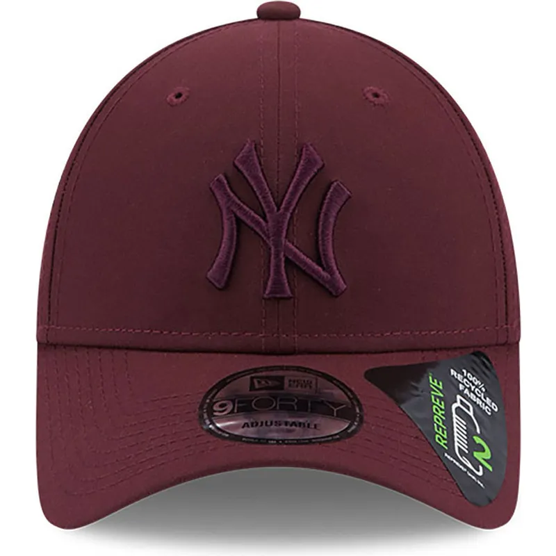 cepur-izliekta-sarkans-regulejams-9forty-repreve-no-new-york-yankees-mlb-no-new-era