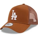cepur-izliekta-truckeris-bruns-snapback-a-frame-league-essential-no-los-angeles-dodgers-mlb-no-new-era