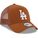 cepur-izliekta-truckeris-bruns-snapback-a-frame-league-essential-no-los-angeles-dodgers-mlb-no-new-era
