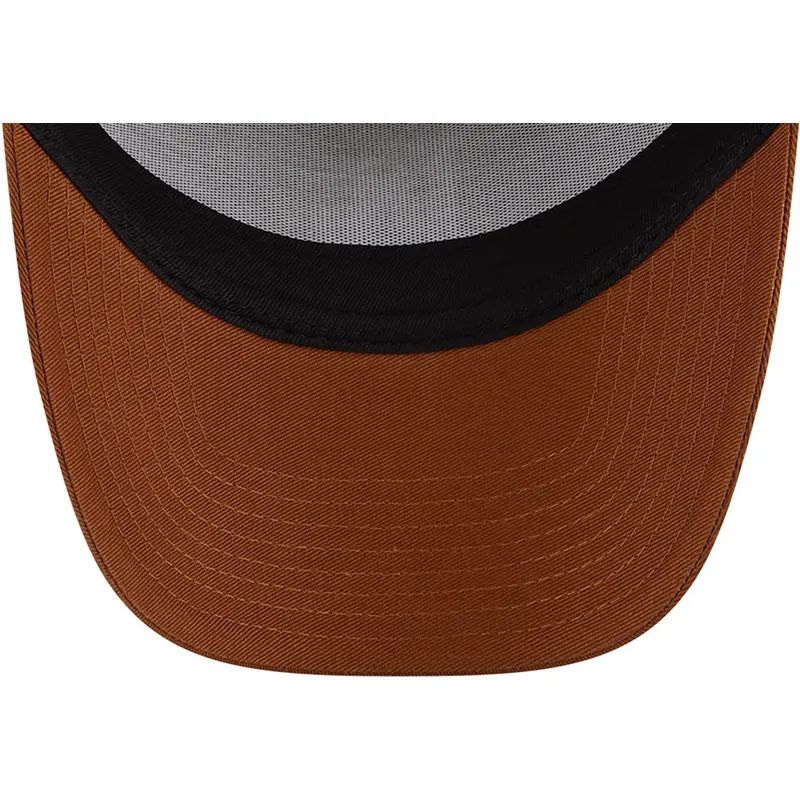 cepur-izliekta-truckeris-bruns-snapback-a-frame-league-essential-no-los-angeles-dodgers-mlb-no-new-era