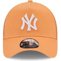 new-era-new-york-yankees-mlb-a-frame-league-essential-orangefarbene-trucker-kappe