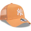 new-era-new-york-yankees-mlb-a-frame-league-essential-orangefarbene-trucker-kappe
