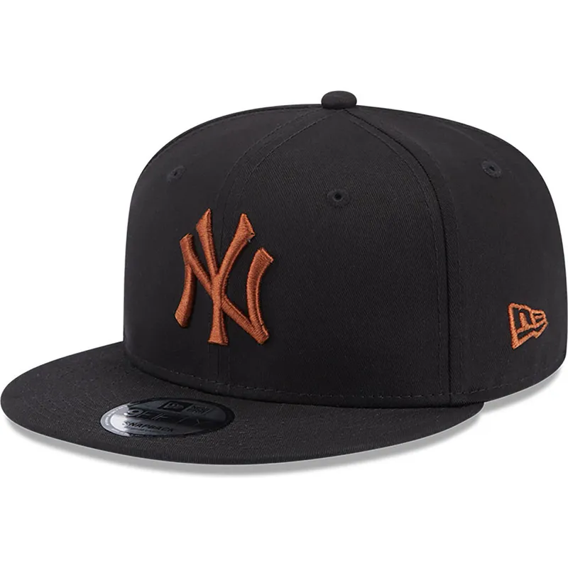 cepur-plakana-melns-snapback-9fifty-league-essential-no-new-york-yankees-mlb-no-new-era