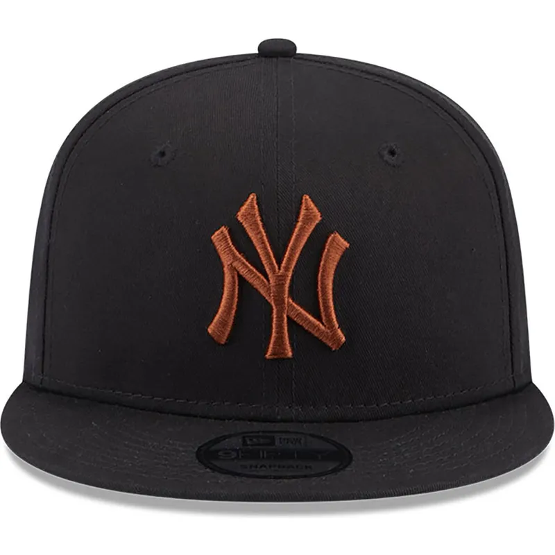 cepur-plakana-melns-snapback-9fifty-league-essential-no-new-york-yankees-mlb-no-new-era