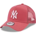 cepur-izliekta-truckeris-roza-snapback-a-frame-league-essential-no-new-york-yankees-mlb-no-new-era