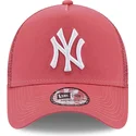 cepur-izliekta-truckeris-roza-snapback-a-frame-league-essential-no-new-york-yankees-mlb-no-new-era