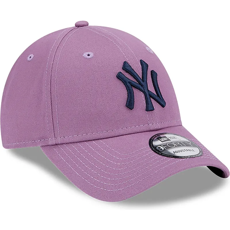 cepur-izliekta-violets-regulejams-9forty-league-essential-no-new-york-yankees-mlb-no-new-era