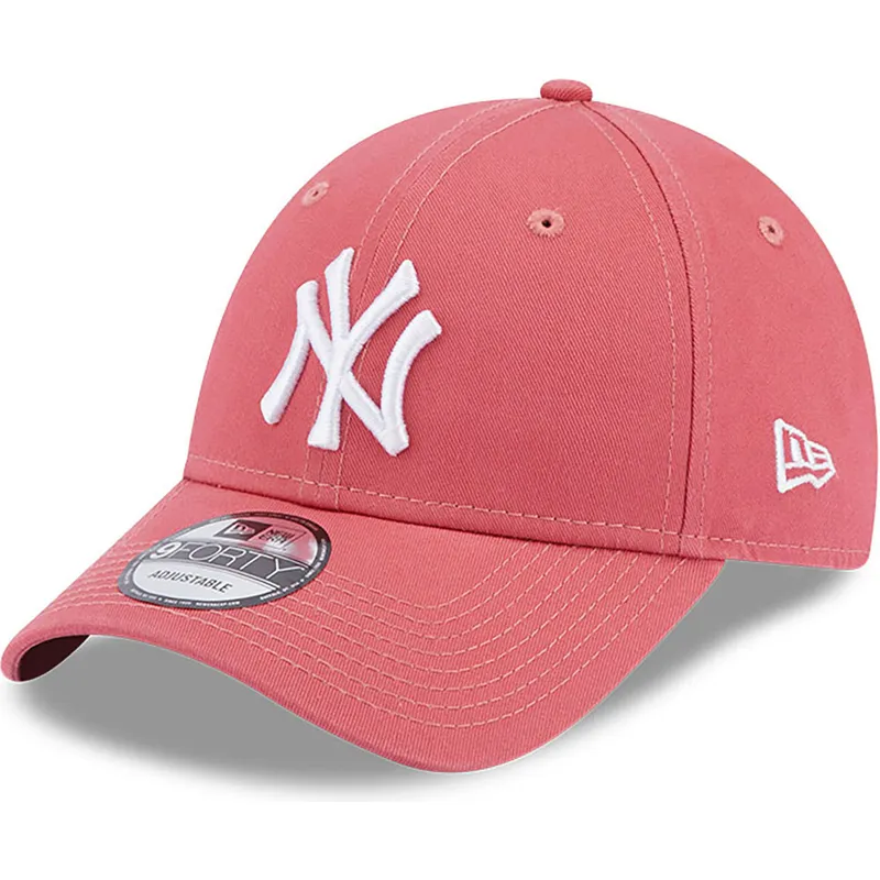 cepur-izliekta-roza-regulejams-9forty-league-essential-no-new-york-yankees-mlb-no-new-era