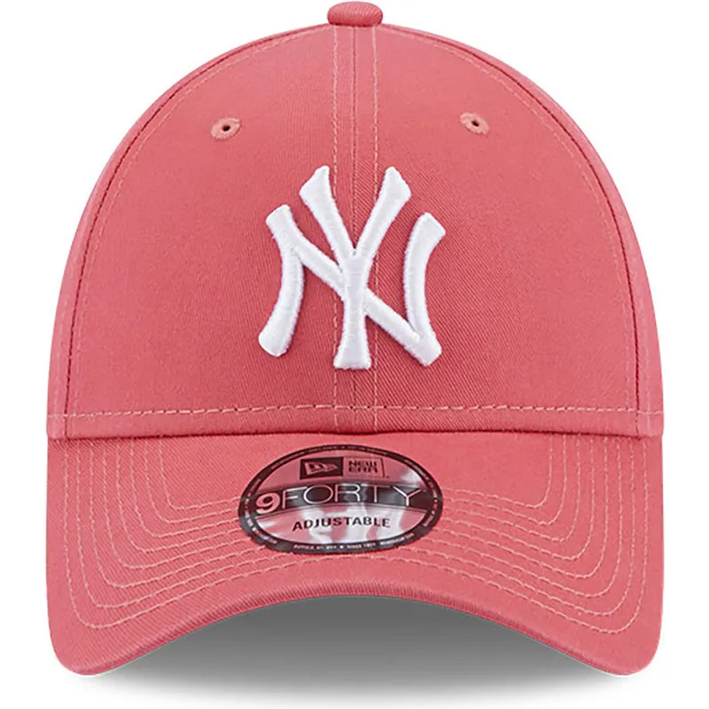 cepur-izliekta-roza-regulejams-9forty-league-essential-no-new-york-yankees-mlb-no-new-era