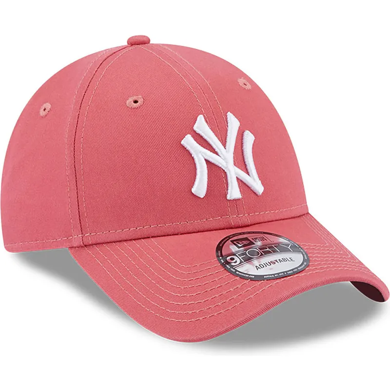 cepur-izliekta-roza-regulejams-9forty-league-essential-no-new-york-yankees-mlb-no-new-era