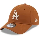 cepur-izliekta-bruns-regulejams-9forty-league-essential-no-los-angeles-dodgers-mlb-no-new-era