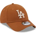 cepur-izliekta-bruns-regulejams-9forty-league-essential-no-los-angeles-dodgers-mlb-no-new-era