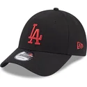cepur-izliekta-melns-regulejams-9forty-league-essential-no-los-angeles-dodgers-mlb-no-new-era