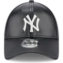 cepur-izliekta-melns-regulejams-9forty-leather-no-new-york-yankees-mlb-no-new-era