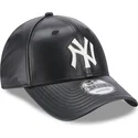 cepur-izliekta-melns-regulejams-9forty-leather-no-new-york-yankees-mlb-no-new-era