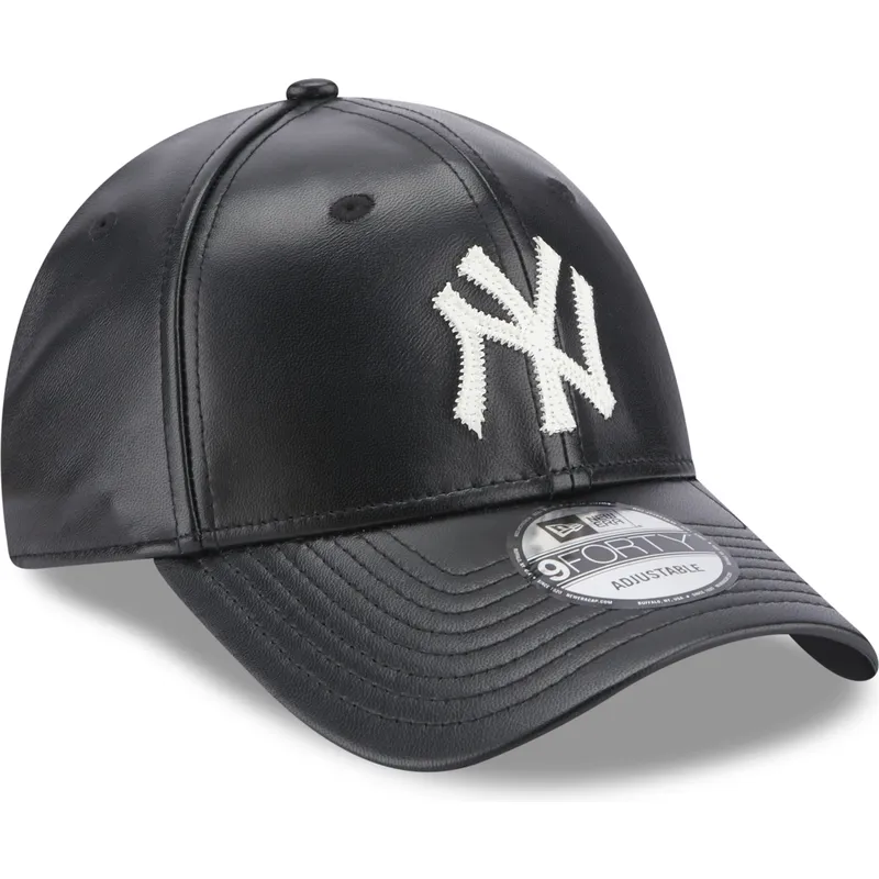 cepur-izliekta-melns-regulejams-9forty-leather-no-new-york-yankees-mlb-no-new-era