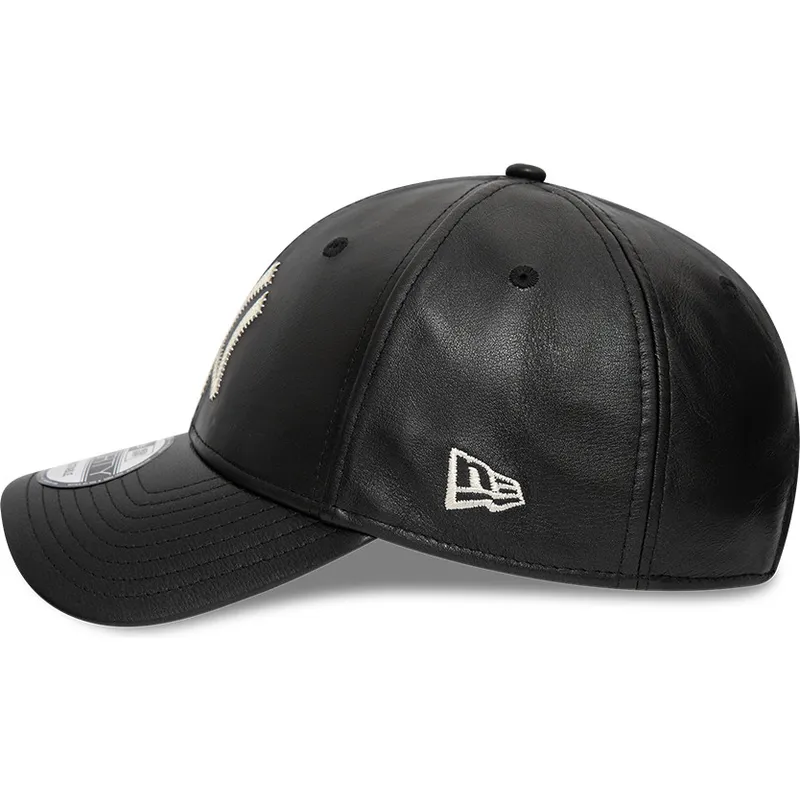 cepur-izliekta-melns-regulejams-9forty-leather-no-new-york-yankees-mlb-no-new-era