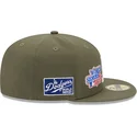 gorra-plana-verde-ajustada-59fifty-world-series-de-los-angeles-dodgers-mlb-de-new-era