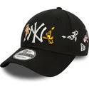 cepur-izliekta-melns-regulejams-9forty-koi-fish-no-new-york-yankees-mlb-no-new-era