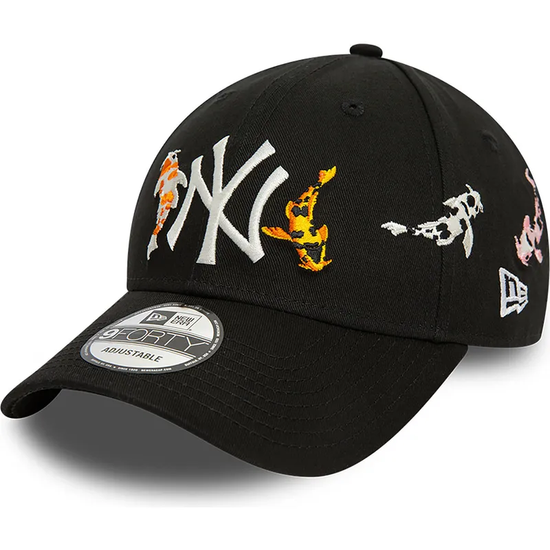cepur-izliekta-melns-regulejams-9forty-koi-fish-no-new-york-yankees-mlb-no-new-era cepur-izliekta-melns-regulejams-9forty-koi-fish-no-new-york-yankees-mlb-no-new-era