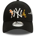 cepur-izliekta-melns-regulejams-9forty-koi-fish-no-new-york-yankees-mlb-no-new-era
