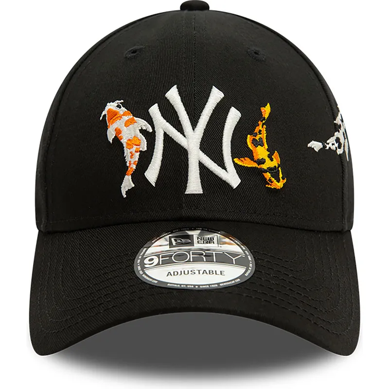 cepur-izliekta-melns-regulejams-9forty-koi-fish-no-new-york-yankees-mlb-no-new-era cepur-izliekta-melns-regulejams-9forty-koi-fish-no-new-york-yankees-mlb-no-new-era
