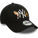 cepur-izliekta-melns-regulejams-9forty-koi-fish-no-new-york-yankees-mlb-no-new-era