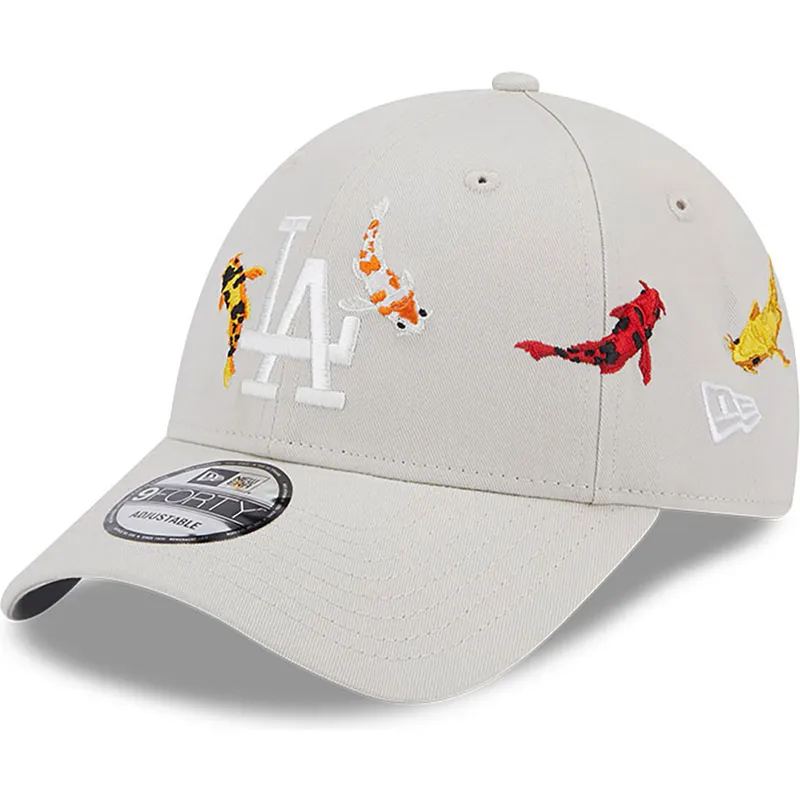 cap-izliekta-beige-adjustable-strap-9forty-koi-fish-no-los-angeles-dodgers-mlb-no-new-era cap-izliekta-beige-adjustable-strap-9forty-koi-fish-no-los-angeles-dodgers-mlb-no-new-era