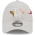 cap-izliekta-beige-adjustable-strap-9forty-koi-fish-no-los-angeles-dodgers-mlb-no-new-era