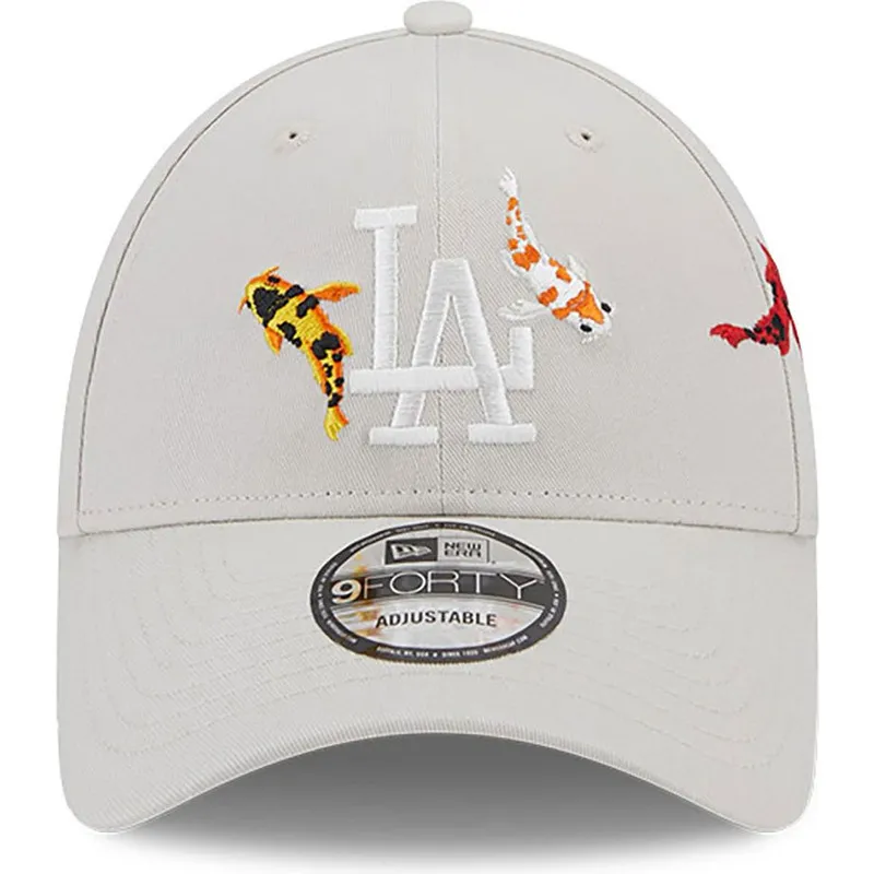 cap-izliekta-beige-adjustable-strap-9forty-koi-fish-no-los-angeles-dodgers-mlb-no-new-era cap-izliekta-beige-adjustable-strap-9forty-koi-fish-no-los-angeles-dodgers-mlb-no-new-era