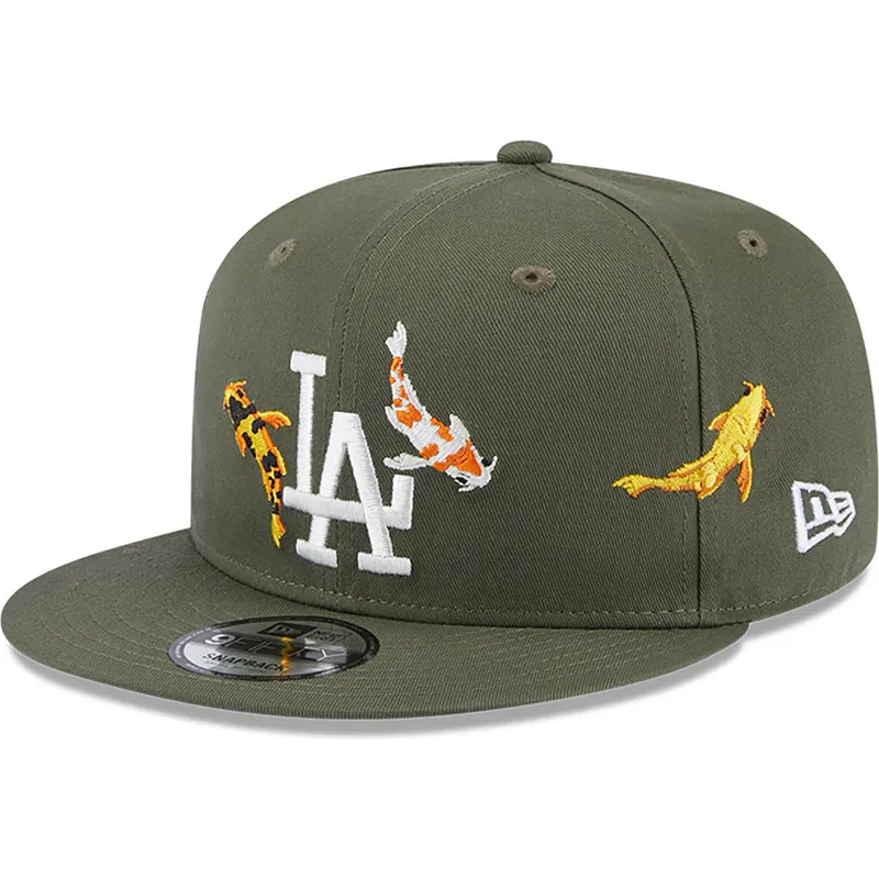 cepur-plakana-zals-snapback-9fifty-koi-fish-no-los-angeles-dodgers-mlb-no-new-era