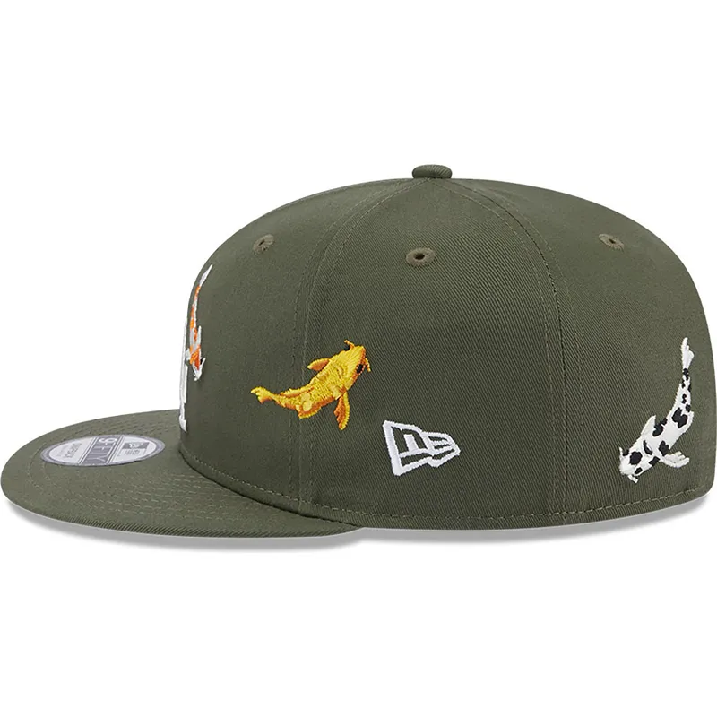 cepur-plakana-zals-snapback-9fifty-koi-fish-no-los-angeles-dodgers-mlb-no-new-era