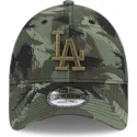 cepur-izliekta-maskesanas-regulejams-9forty-all-over-print-painted-no-los-angeles-dodgers-mlb-no-new-era