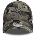 cepur-izliekta-maskesanas-regulejams-9forty-all-over-print-painted-no-new-york-yankees-mlb-no-new-era