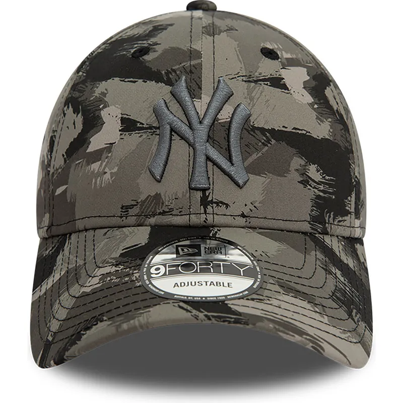 cepur-izliekta-maskesanas-regulejams-9forty-all-over-print-painted-no-new-york-yankees-mlb-no-new-era