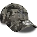 cepur-izliekta-maskesanas-regulejams-9forty-all-over-print-painted-no-new-york-yankees-mlb-no-new-era