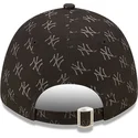 casquette-courbee-noire-ajustable-9forty-monogram-new-york-yankees-mlb-new-era