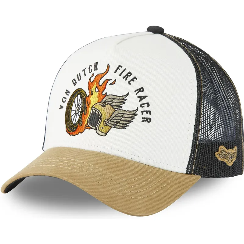 cepur-izliekta-truckeris-daudzkrasains-snapback-fire-racer-fir-no-von-dutch