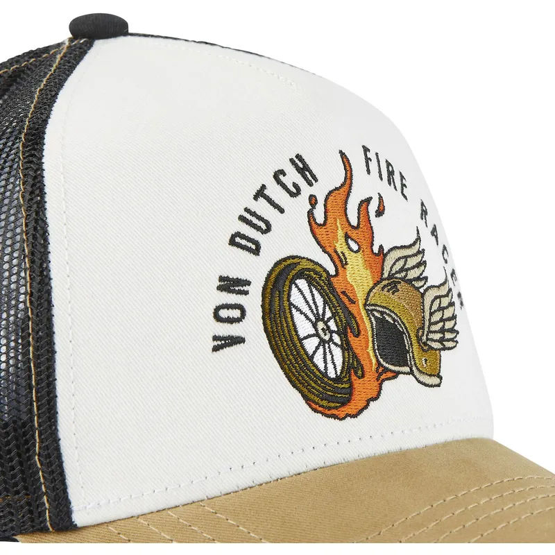 cepur-izliekta-truckeris-daudzkrasains-snapback-fire-racer-fir-no-von-dutch