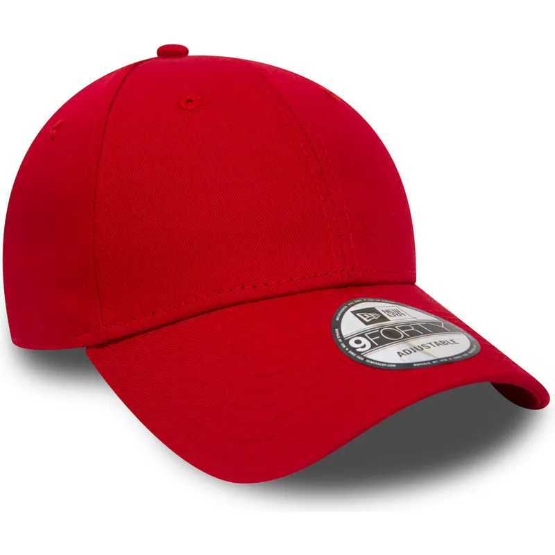 rote-verstellbare-curved-cap-9forty-basic-flag-von-new-era