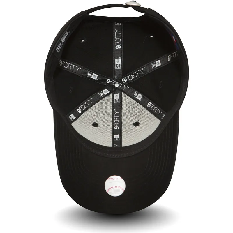 svart-bojd-justerbar-keps-for-barn-9forty-essential-fran-new-york-yankees-mlb-av-new-era