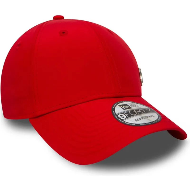 cepur-izliekta-sarkans-regulejama-lente-9forty-flawless-no-new-york-yankees-mlb-no-new-era