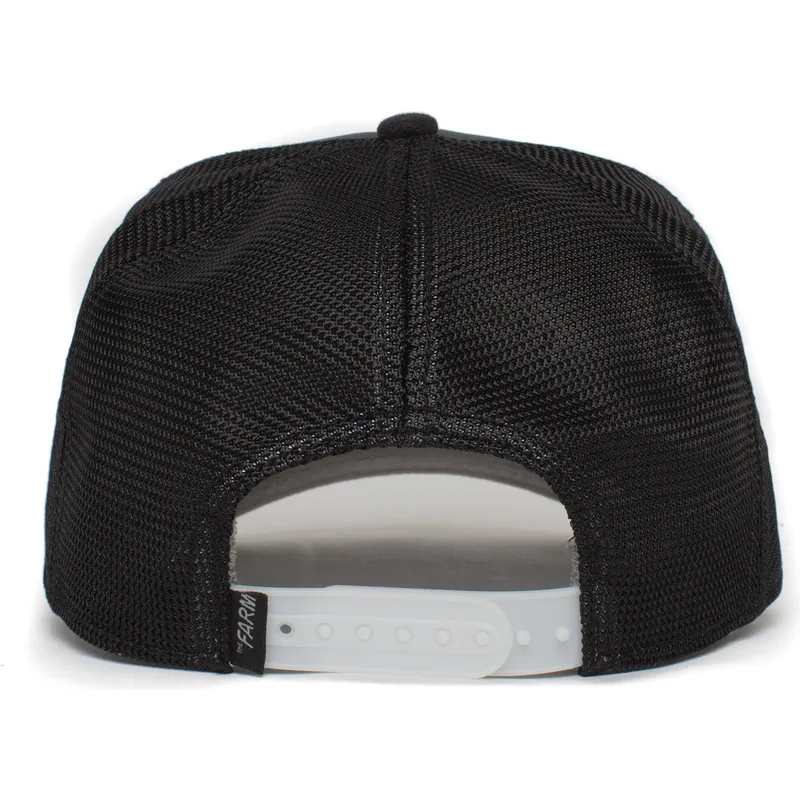 cepur-izliekta-truckeris-melns-snapback-vulture-back-off-buzzard-the-farm-no-goorin-bros