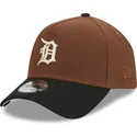 cepur-izliekta-bruns-snapback-9forty-a-frame-harvest-no-detroit-tigers-mlb-no-new-era